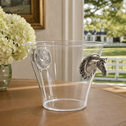 Arthur Court Horse - Head Handle Acrylic Ice Bucket