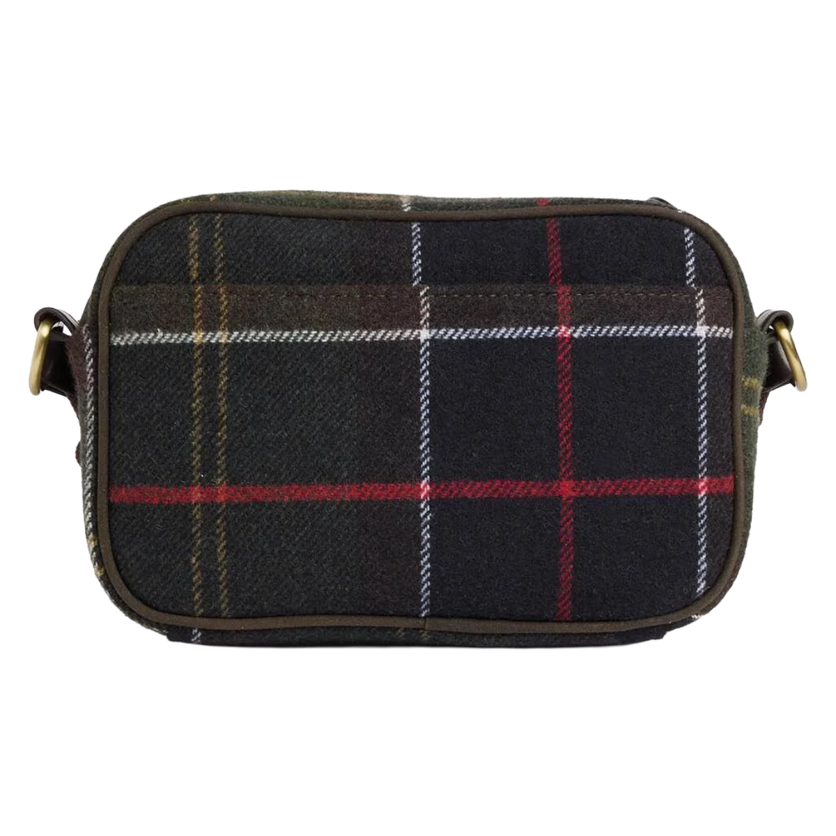 Barbour Contine Tartan Mini Crossbody Bag, Classic Tartan, back view