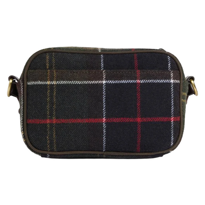 Barbour Contine Tartan Mini Crossbody Bag, Classic Tartan, back view