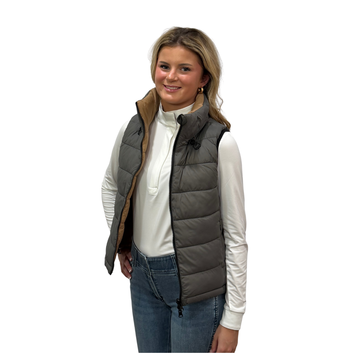 Kastel Reversible Quilted Puffer Vest