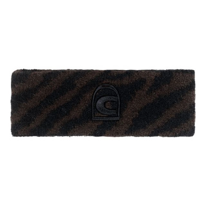 Cavallo Women's Cavaldove Knitted Headband-Black Cafe-Front View