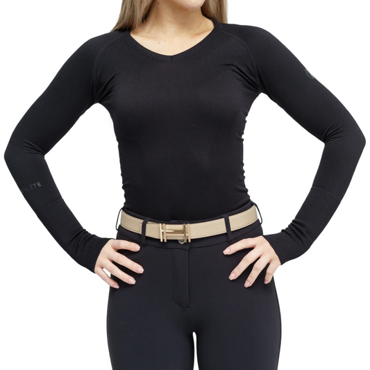 TKEQ Kennedy Seamless 2.0 V-Neck Long Sleeve Shirt
