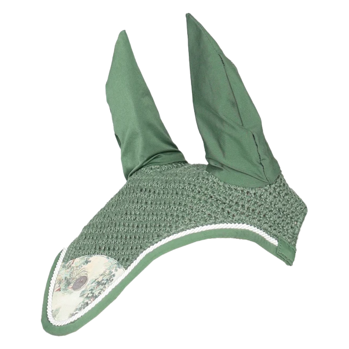 Dapplebay Hunt Tapestry Fly Veil-Hunt tapestry-side view