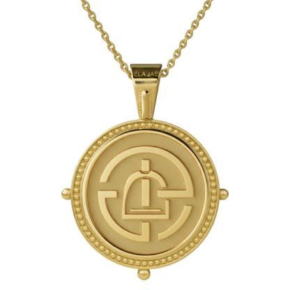 Ela Jae Classic Orange and Blue Amulet