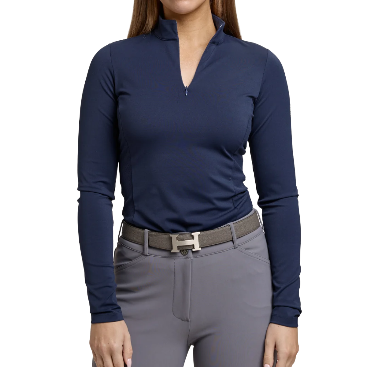 TKEQ Women's Logan Perforated Long Sleeve Competition Top