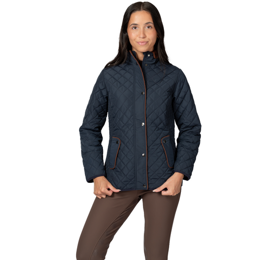Equinavia Women's Cecilia Quilted Barn Jacket - model