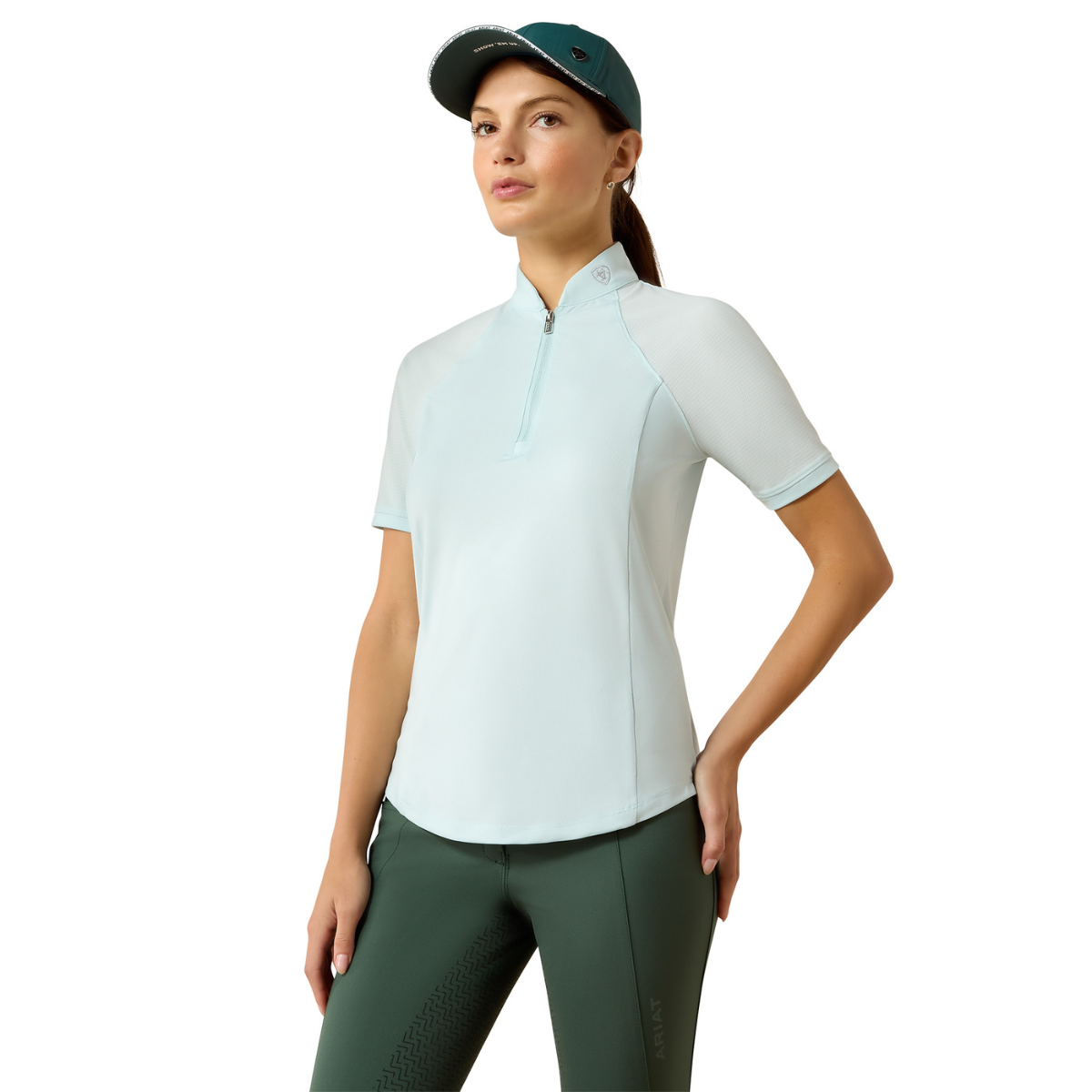 Ariat Women's Soquel 1/4 Zip Short Sleeve Baselayer