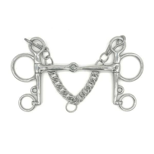 Jake Adams Single Joint Stainless Steel Pelham Bit