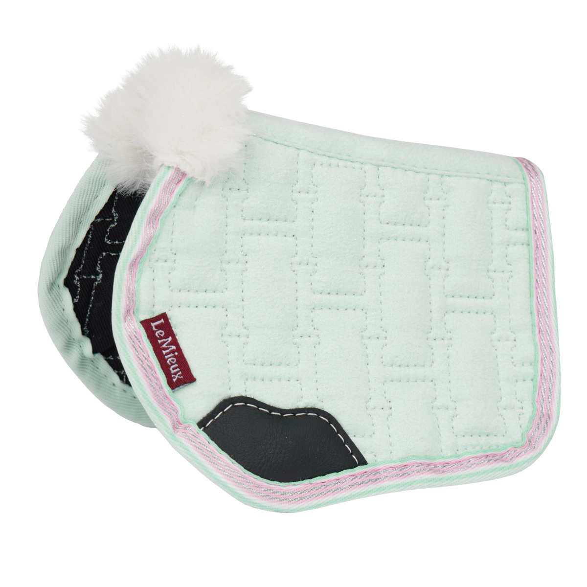 LeMieux Harlow Toy Pony Pad side view in softmint