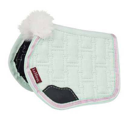 LeMieux Harlow Toy Pony Pad side view in softmint