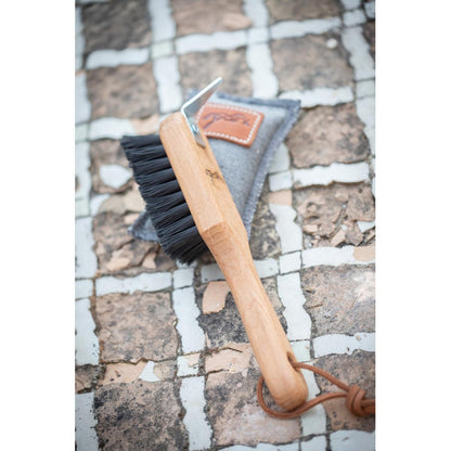 Penelope Wooden Hoof Pick with Brush