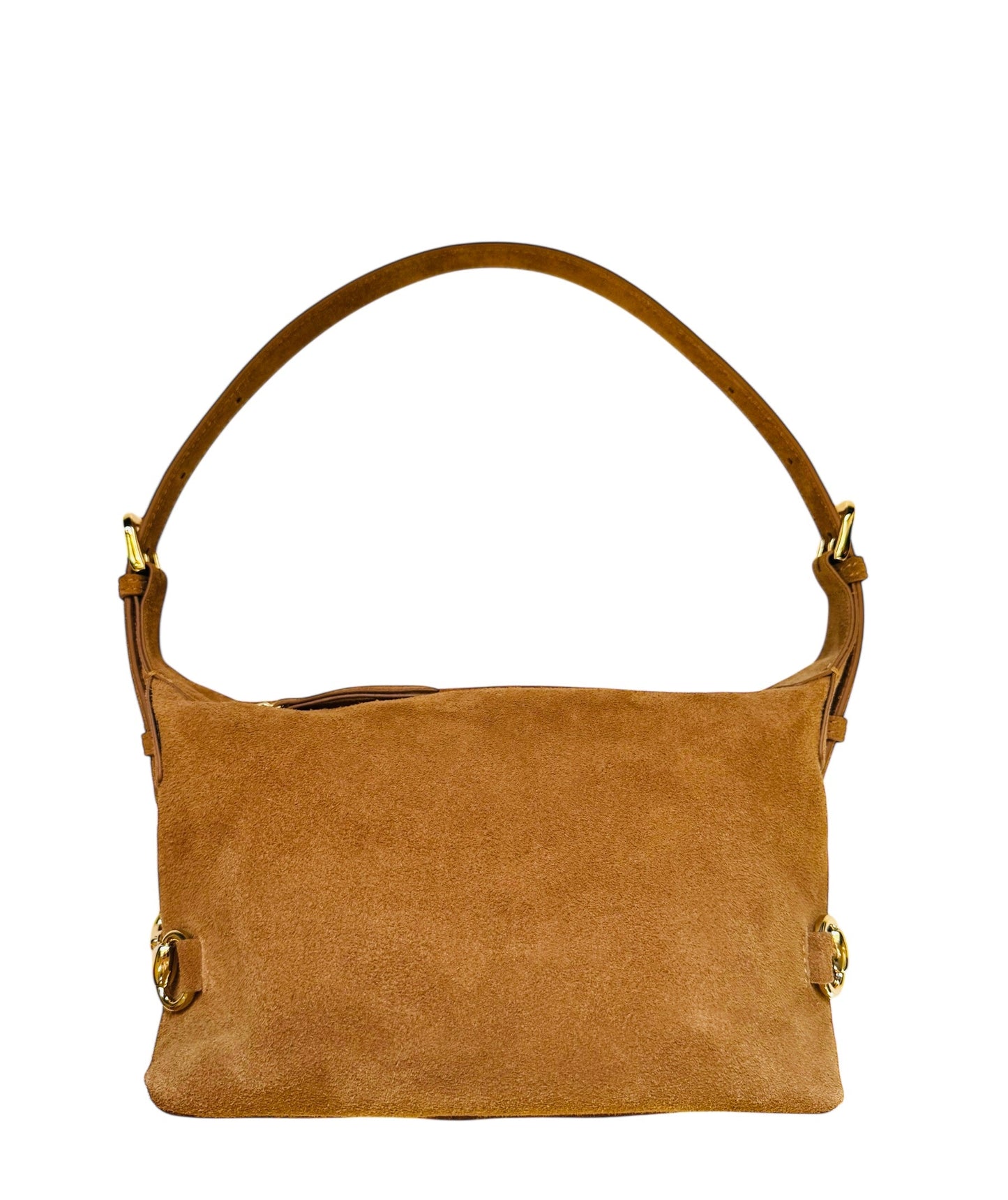 Tucker Tweed  Bethany Bit Bag Suede | Limited Edition Milk Chocolate