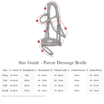 LeMieux Kudos Patent Rolled Dressage Bridle