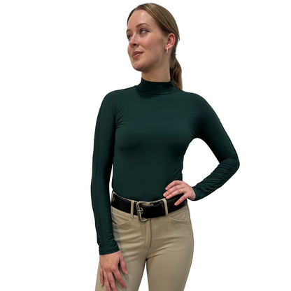 Tailored Sportsman Ladies Icefil Mock Neck Long Sleeve Sun Shirt
