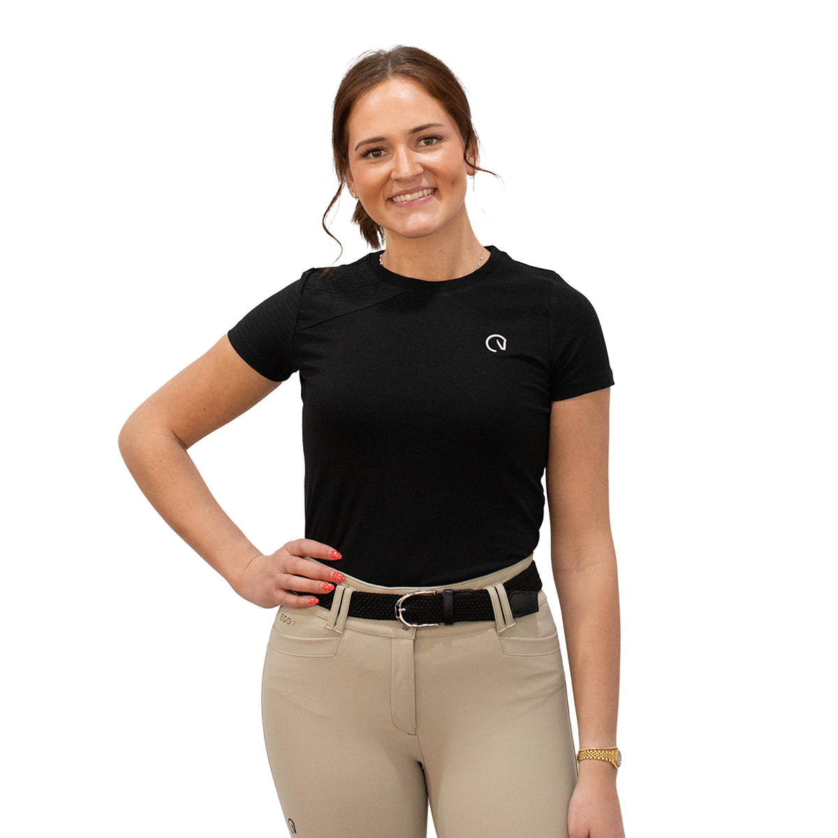 EGO7 Women's Ribbed Short Sleeve Top - Sale