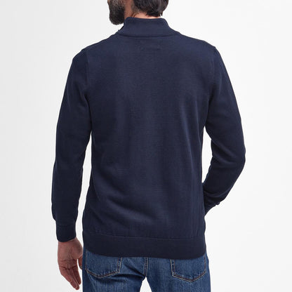 Barbour Men's Cotton Half Zip Knitted Jumper