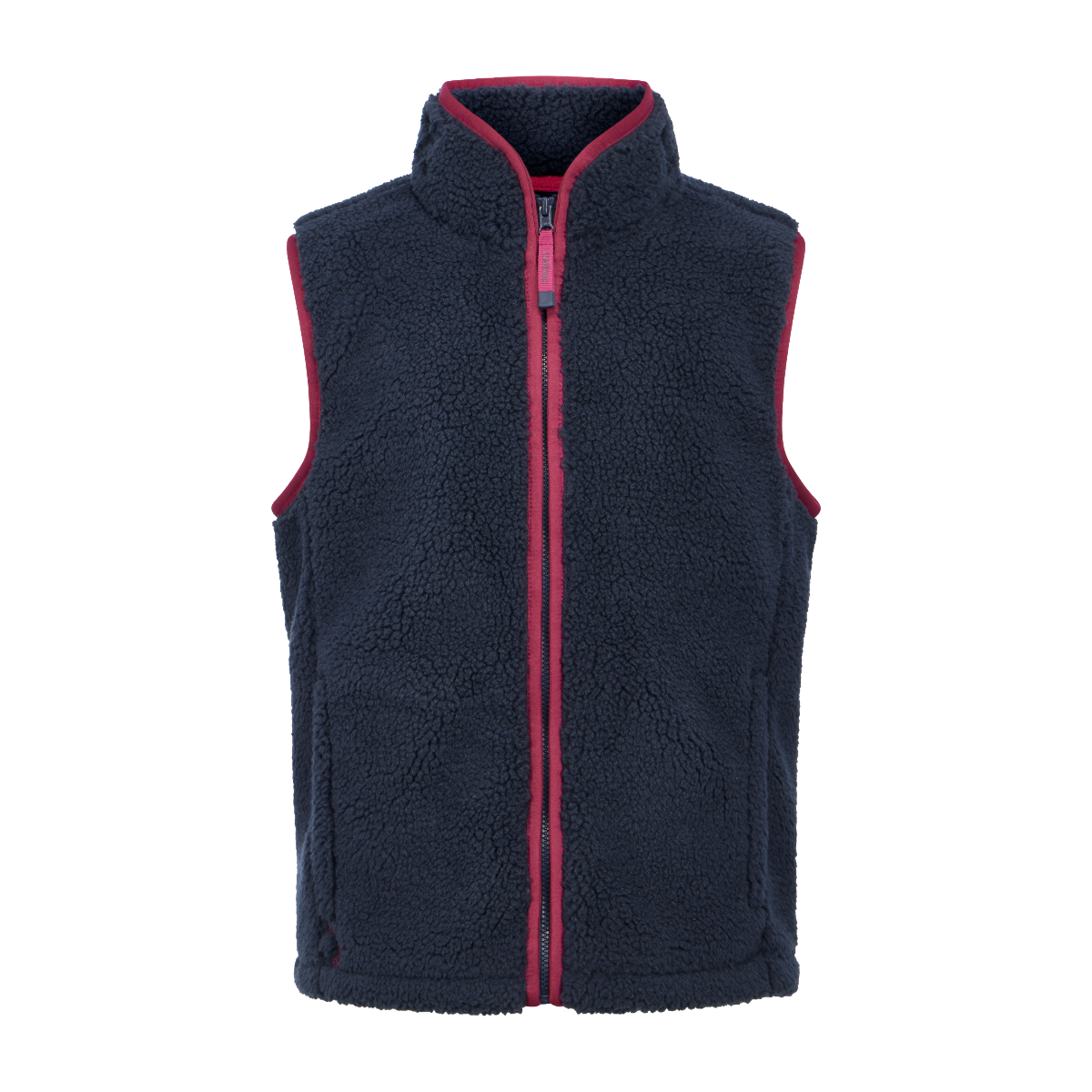 LeMieux Young Rider Trinity Teddy Gilet - Navy - Front View