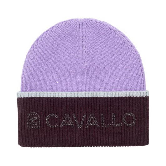 Cavallo Women's Cavaldina Knitted Hat-Iced Lilac-Front View