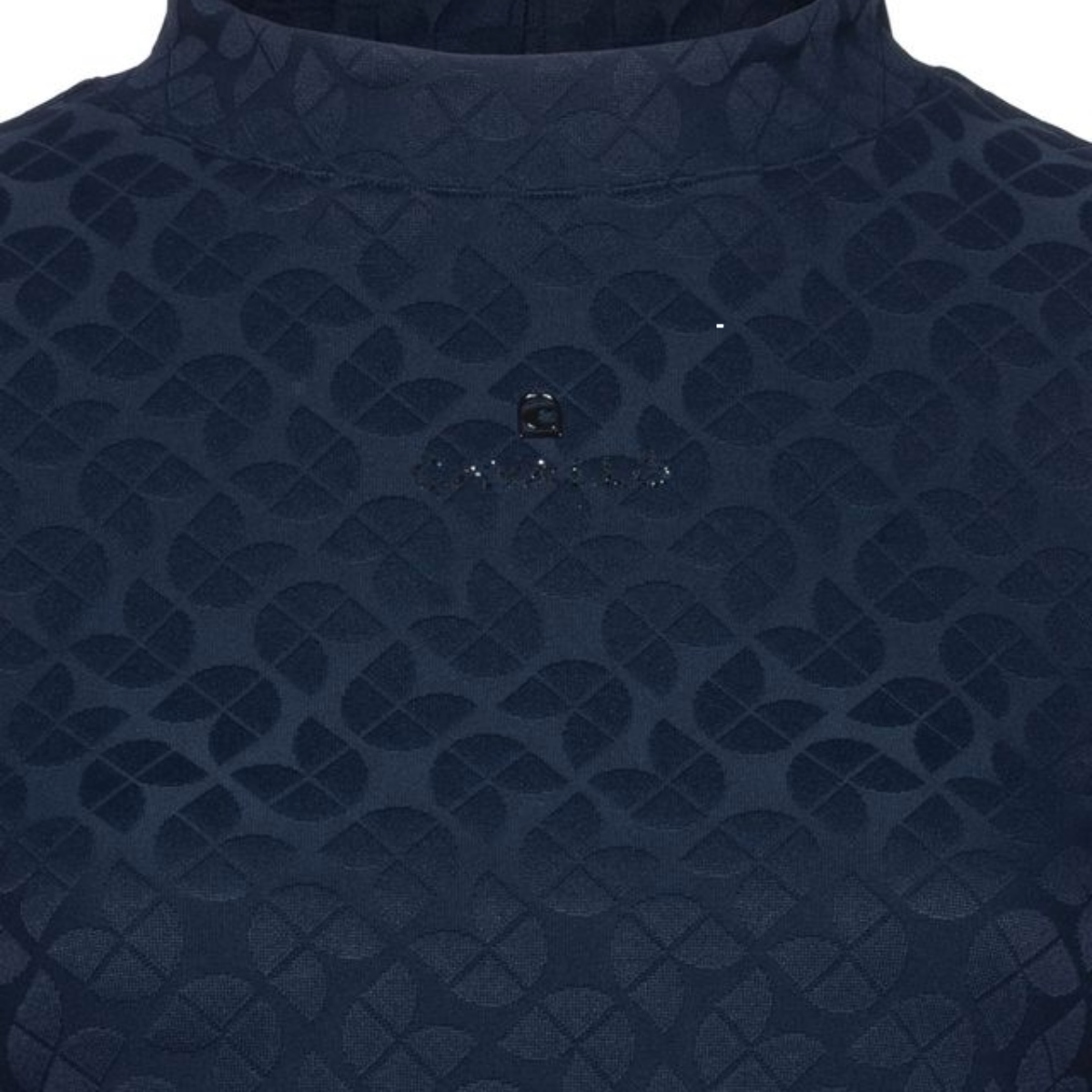 Cavallo Women's Cavadelma Long Sleeve Riding Shirt-Navy-Logo View