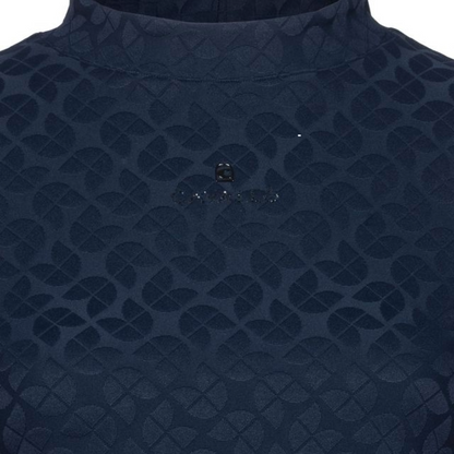 Cavallo Women's Cavadelma Long Sleeve Riding Shirt-Navy-Logo View