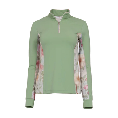 Dapplebay Women's Grace 1/4 Zip Long Sleeve Riding Top