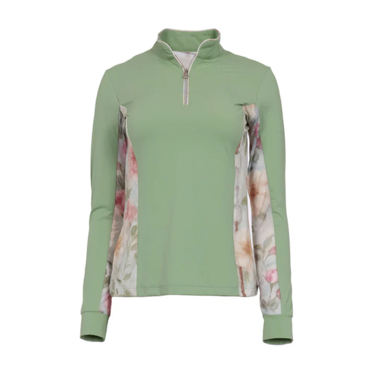 Dapplebay Women's Grace 1/4 Zip Long Sleeve Riding Top