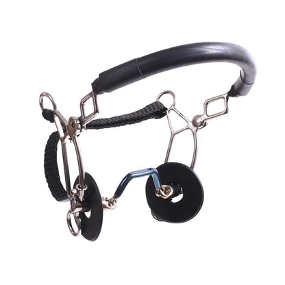 Trust Sweet Iron Wideport Hackamore Combination Short Shank Bit