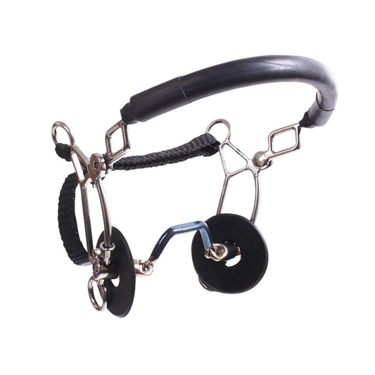 Trust Sweet Iron Wideport Hackamore Combination Short Shank Bit