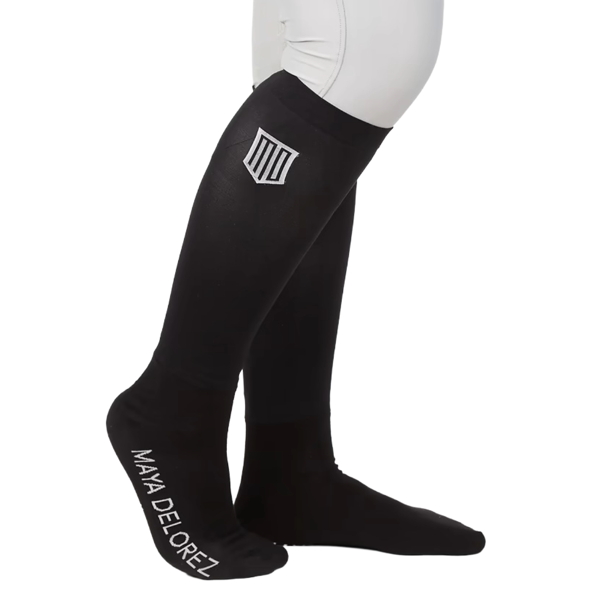 Maya Delorez Competition Socks-Black-Side View