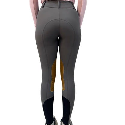 Tailored Sportsman Mid Rise Front Zip TechLight Knee Patch Breech