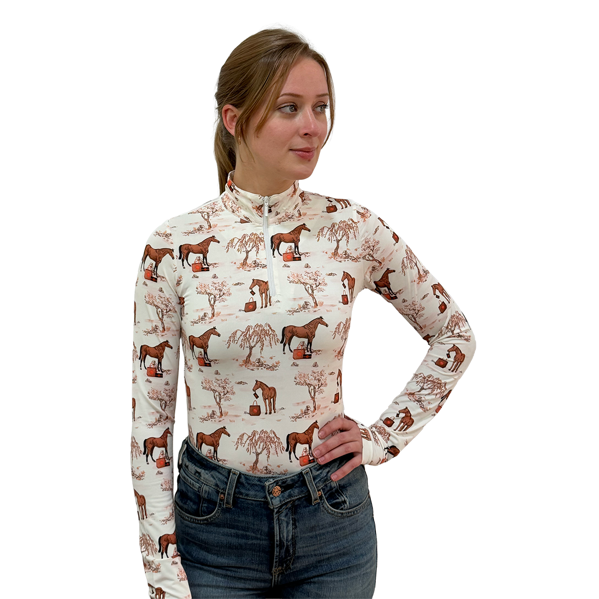 Deinhardt Designs x Tucker Tweed Toile Long Sleeve Shirt