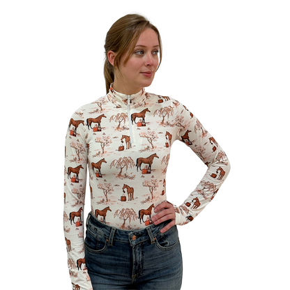 Deinhardt Designs x Tucker Tweed Toile Long Sleeve Shirt