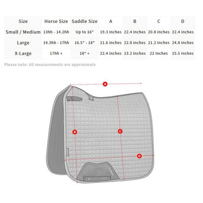 LeMieux Suede Dressage Square Pad