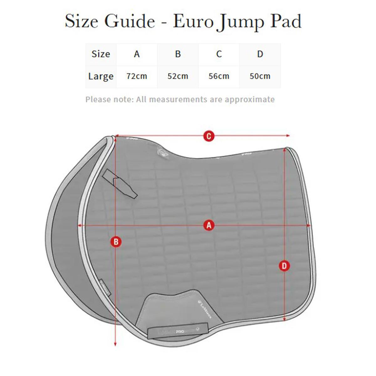 LeMieux X-Grip Twin Sided EuroJump Square Saddle Pad