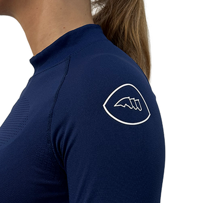 Equiline Women's Ceam Seamless Long Sleeve Polo