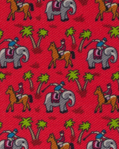 Essex Classics  Safari Red Ladies Talent Yarn Straight Collar Long Sleeve Show Shirt
