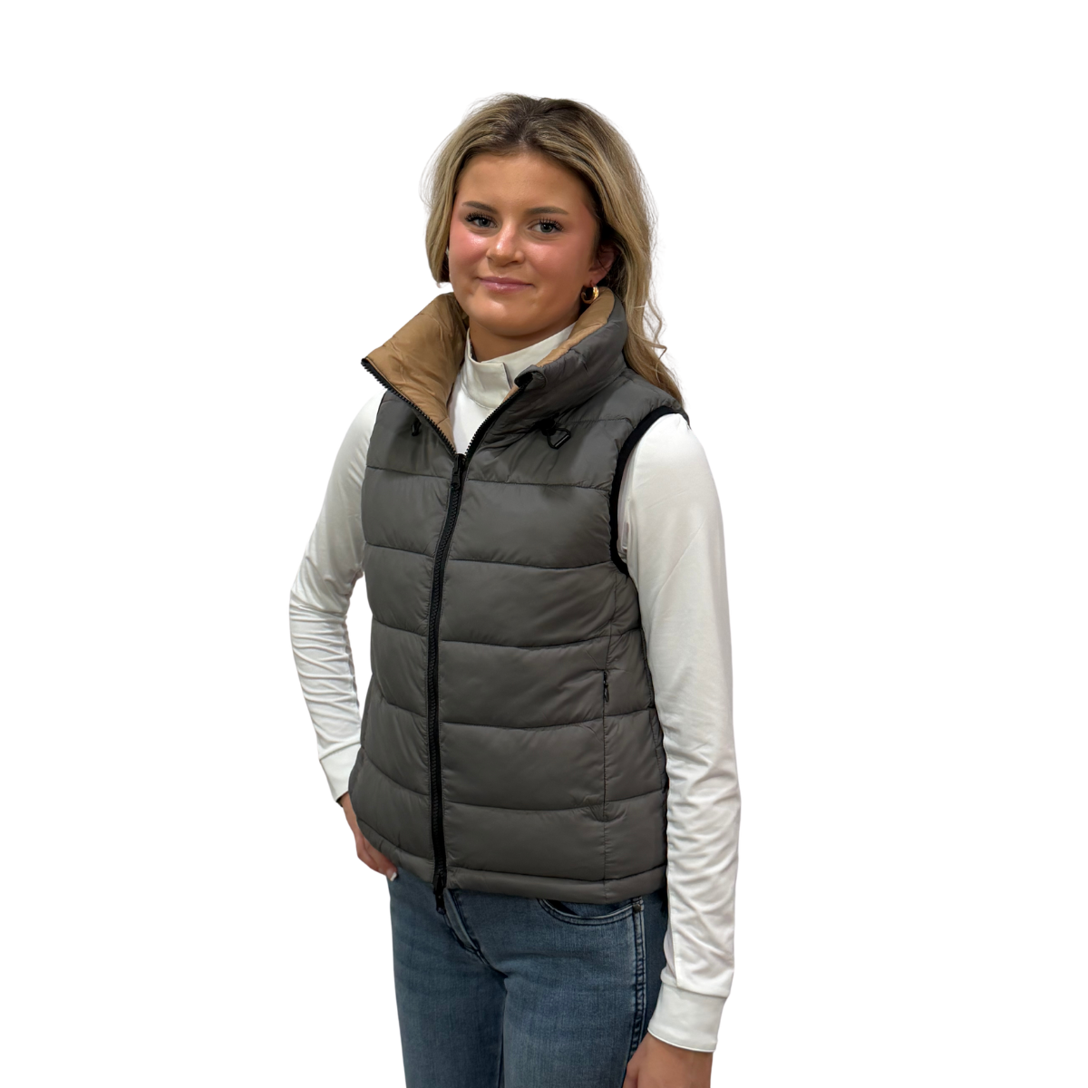 Kastel Reversible Quilted Puffer Vest