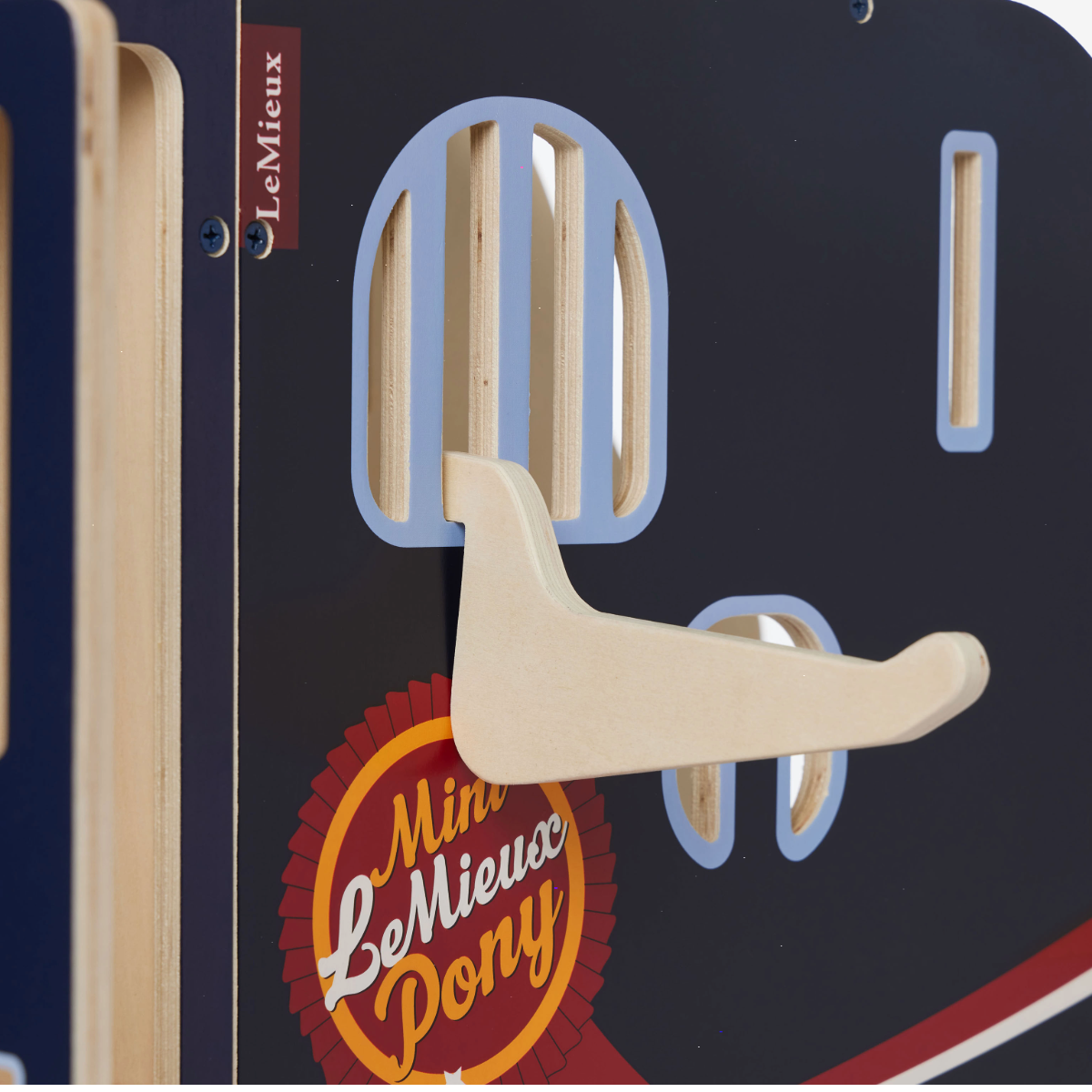 LeMieux Toy Pony Travel Lorry-Wooden-Close up View