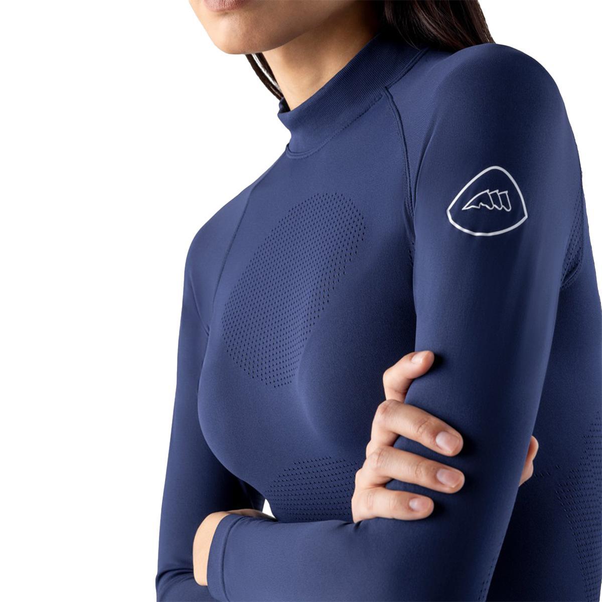 Equiline Women's Ceam Seamless Long Sleeve Polo