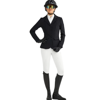 Maya Delorez Women's Show Jacket-Black-Front View