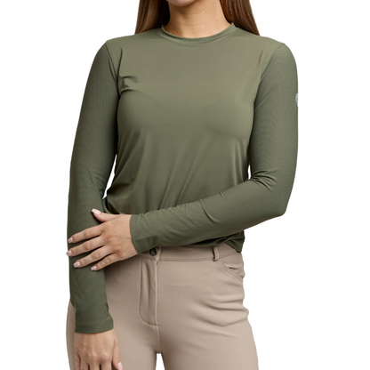 TKEQ Women's GlobeTROT Performance Top