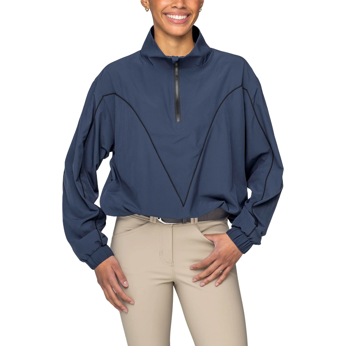 Kastel Anorak Jacket with Black Piping