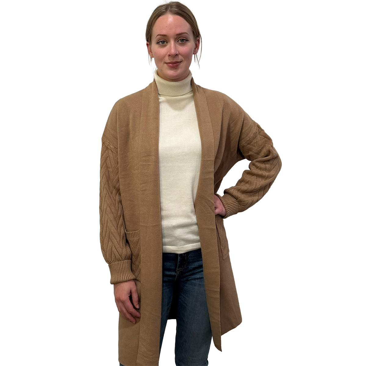 Welligogs Women's Cable Knit Cardigan