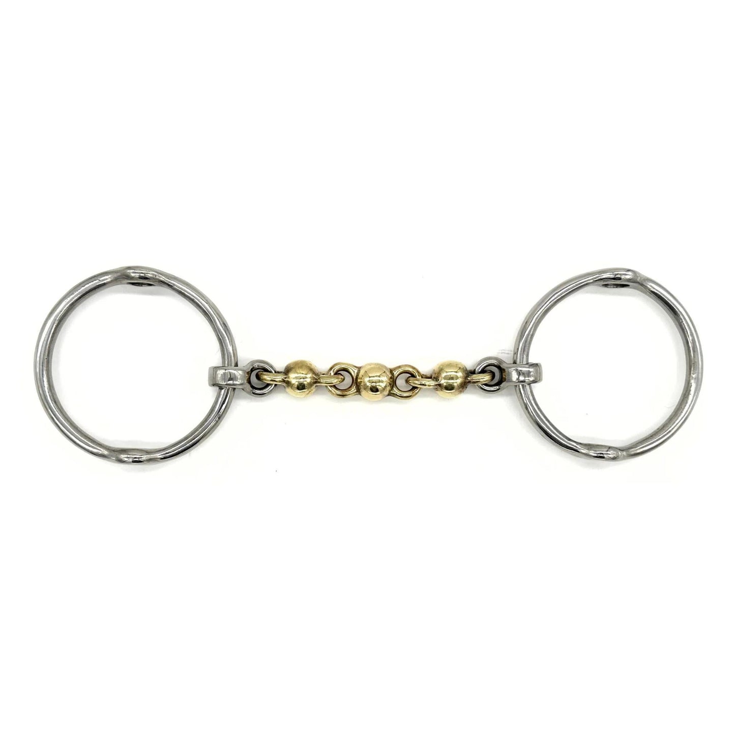 Jake Adams Brass Waterford Loose Ring Gag Bit
