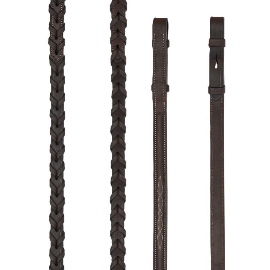 LeMieux Hunter Laced Reins with Stitching