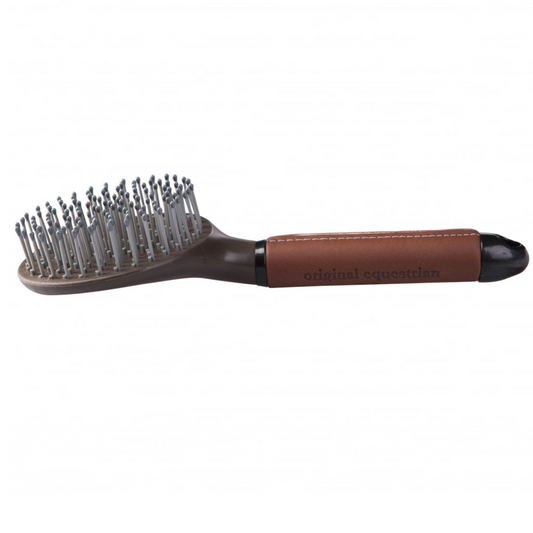 Equinavia Horze Maddox PU Leather Handle Tail Brush
