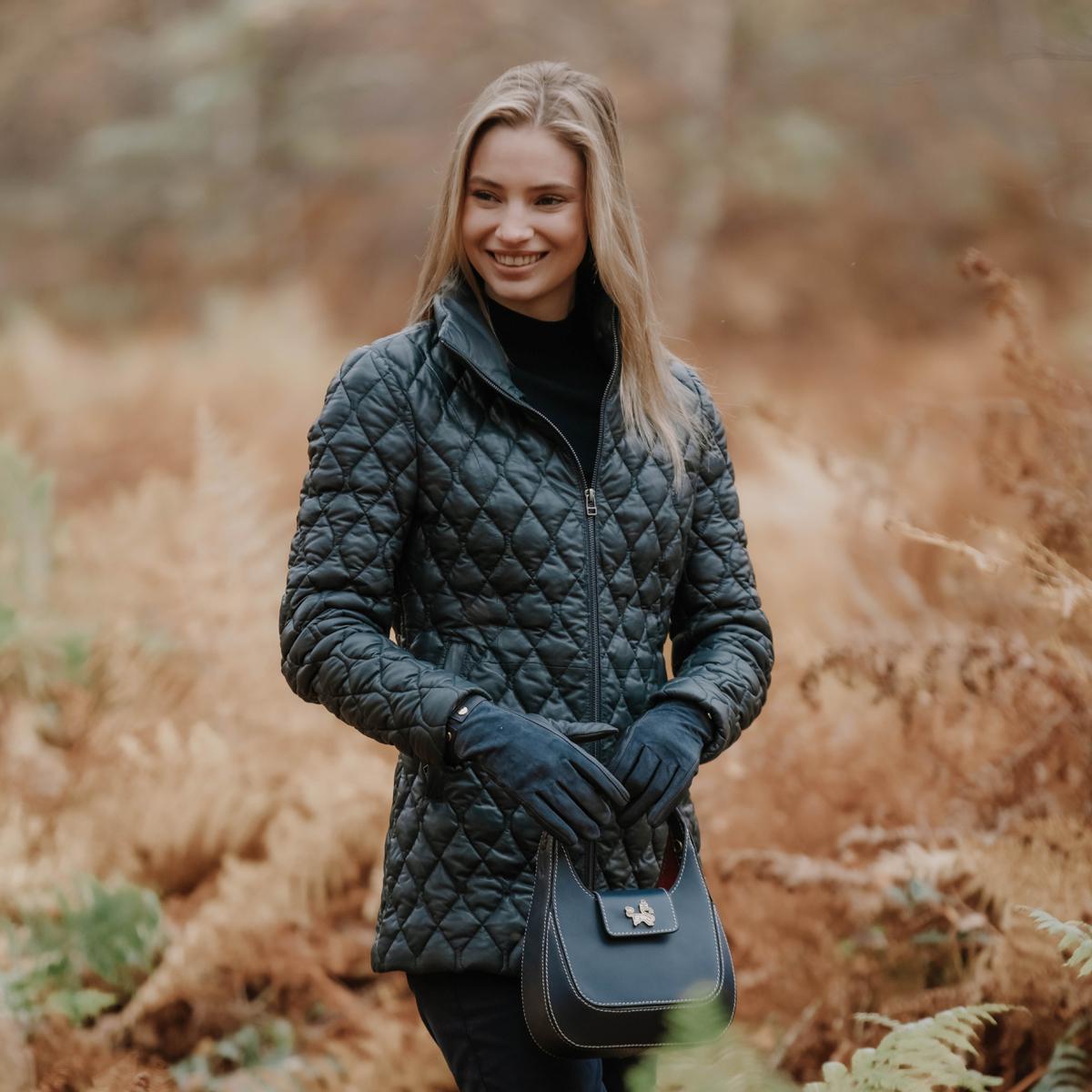 Welligogs Women's Manhattan Leather Quilted Jacket