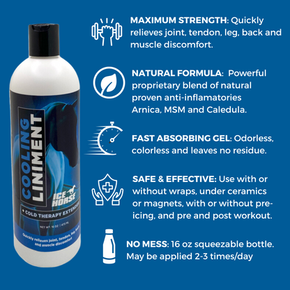 Ice Horse Cooling Liniment and Cold Therapy Extender