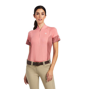 Ariat Women's Cambria Jersey 1/4 Zip Short Sleeve Baselayer- Sale