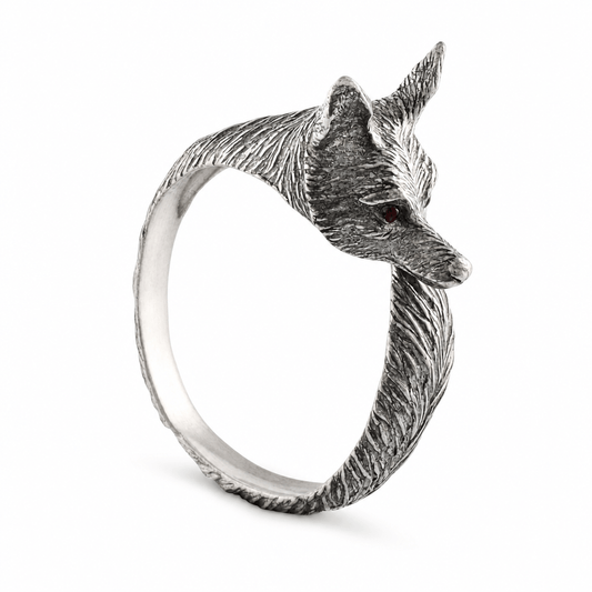Vagabond House - Pewter Fox Napkin Ring